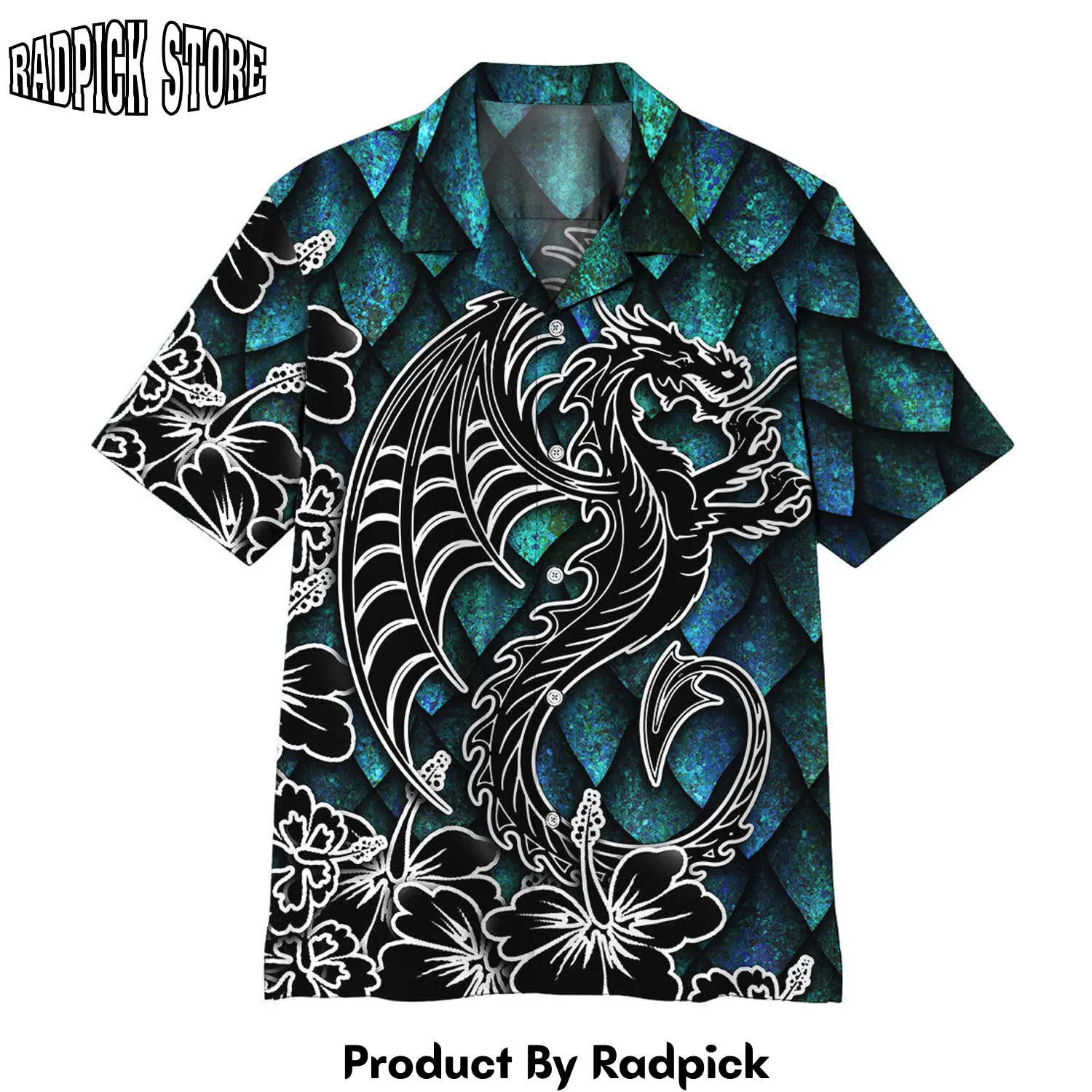 Radpick 3d dragon hawaii shirt rp292883